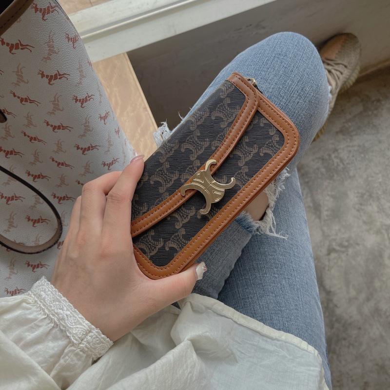 Ốp Điện Thoại Da Sang Trọng Có Ngăn Đựng Thẻ Và Dây Đeo Cho iPhone 14 13 12 11 Pro Max mini XS XR X 8 7 6 6S Plus + SE 2020