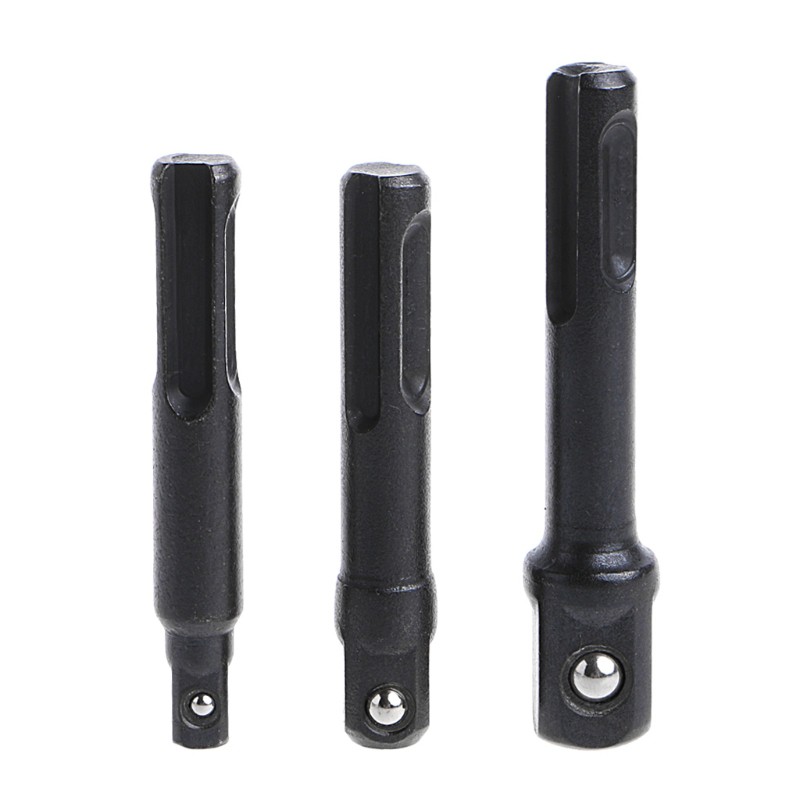 Set 3 Đầu Chuyển Đổi Mũi Khoan Sds Plus 1/4/3/8 1/2
