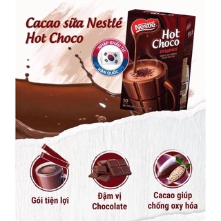Bột cacao Nestlé Hot Choco Hàn Quốc 240gr