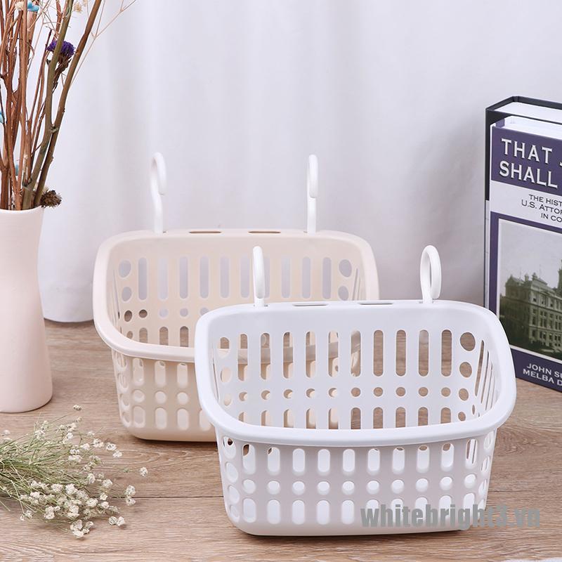 Giỏ Nhựa Đựng Đồ Dùng Nhà Tắm Màu Trắng