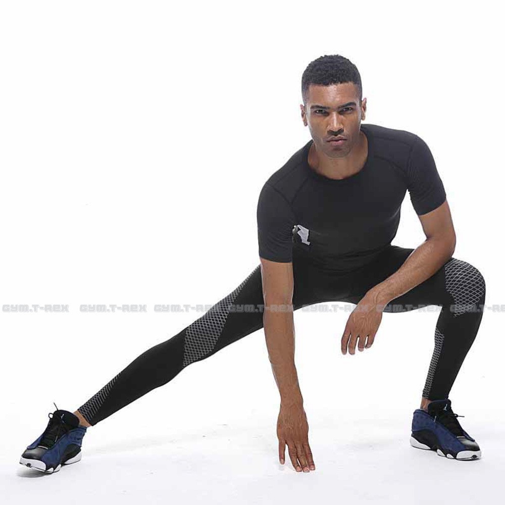 Quần legging nam SP162, Quần bó nam giữ nhiệt [Gym T-Rex]