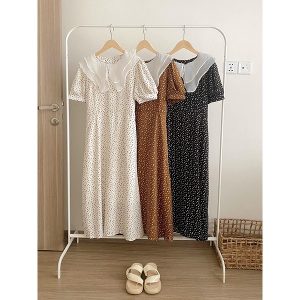 váy hoa nhí pha cổ 2636