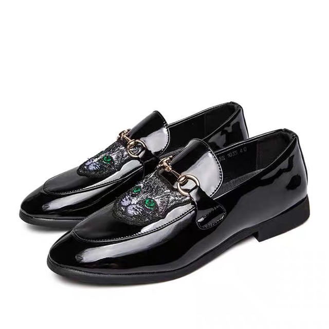 Giầy lười mọi bóng mèo xanh mới ( giầy mèo bóng )