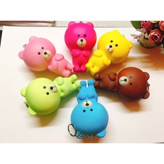Squishy Gấu Brown đủ màu