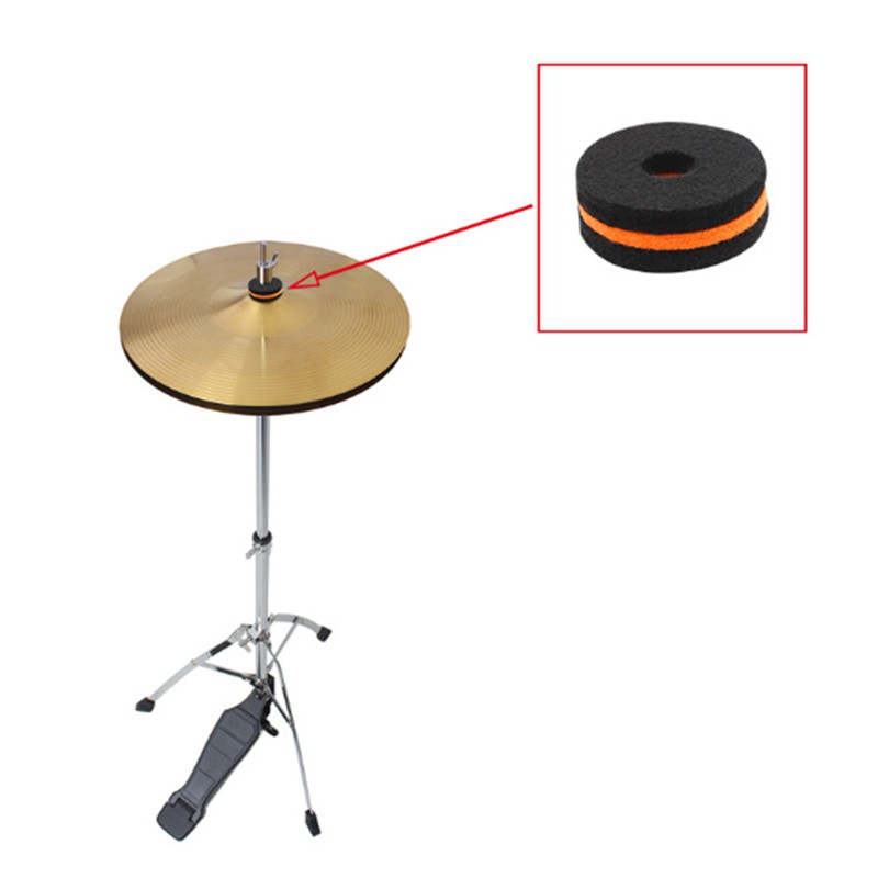 New Stock 10Pcs/Set MD139 Drum Kit Cymbal Felt Pads Instrument Accessories