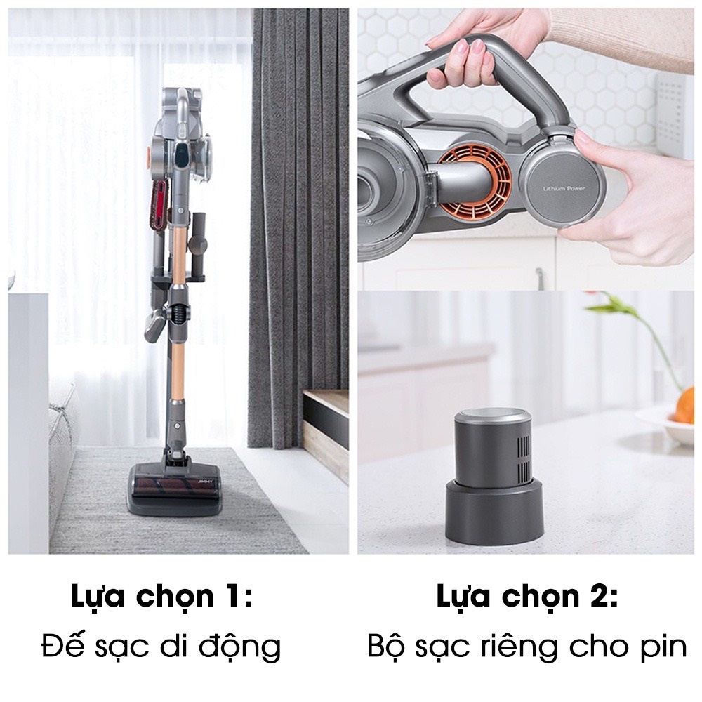 JIMMY H9 Pro Vacuum Cleaner máy hút bụi không dây hút mạnh 25000PA Linh hoạt - Ngoc Vien Store