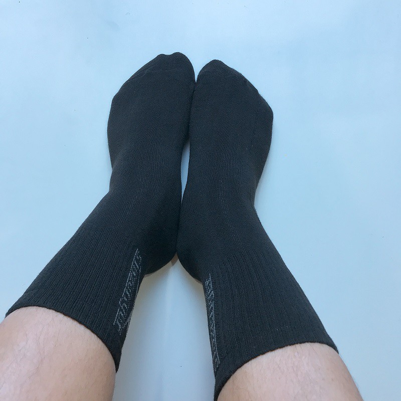 Tất cổ cao, vớ cổ cao nam nữ màu trơn basic Hàn Quốc Slazenger cotton co giãn thời trang