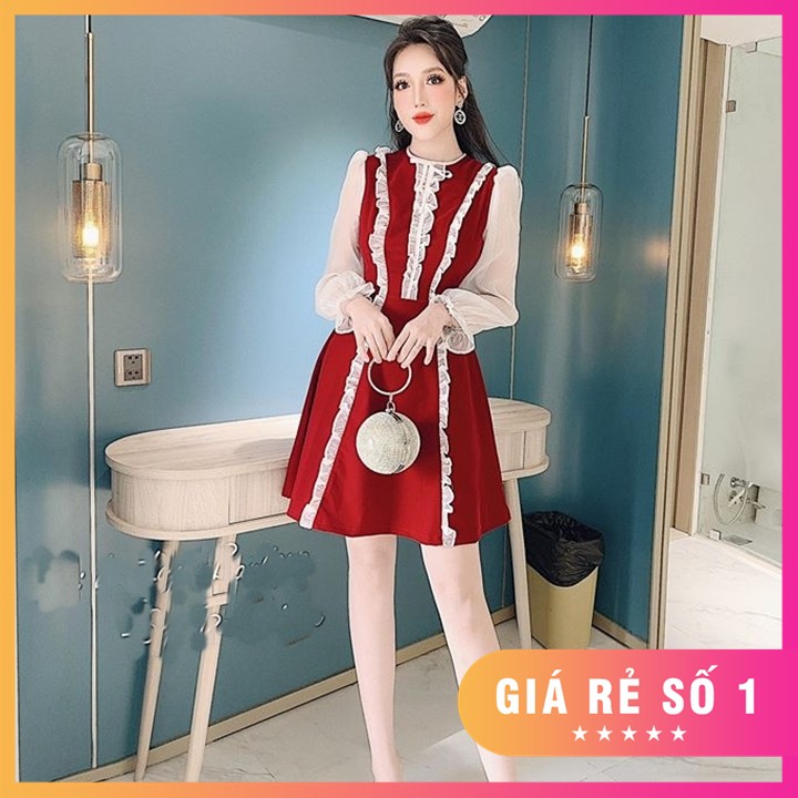 ĐẦM DIỆN TẾT GIÁ SIÊU ƯU ĐÃI ĐỦ SIZE S,M,L,XL,XXL - F3