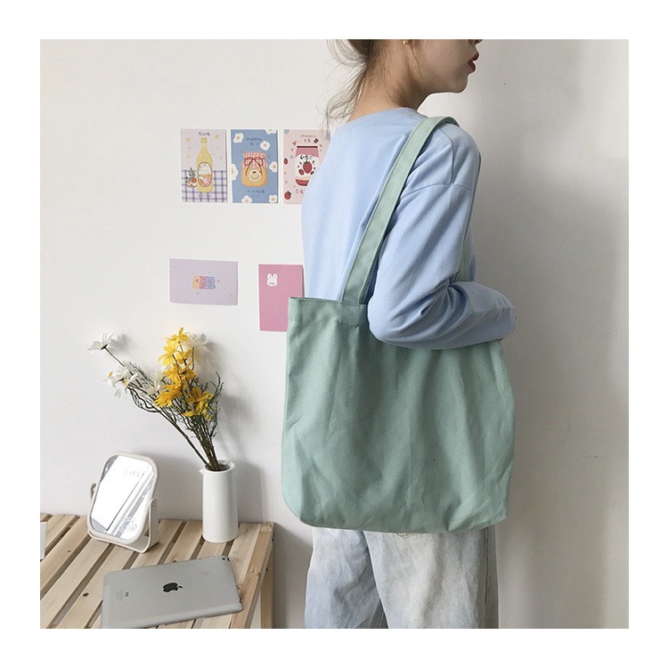 Túi tote đeo vai trơn thời trang cho nữ