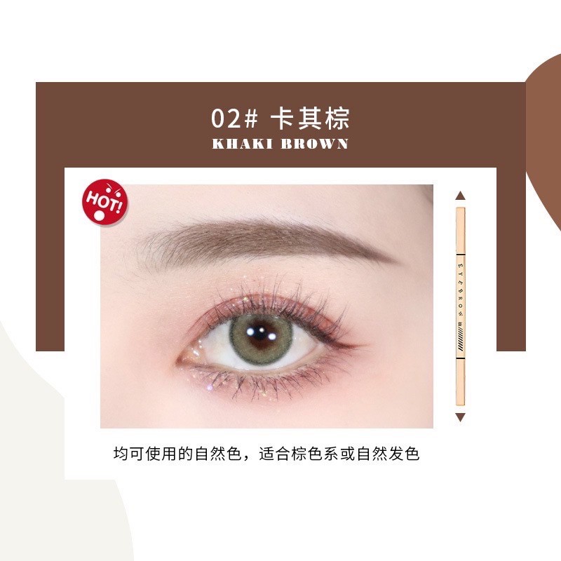 Chì mày 2 đầu màu vàng Gold Xixi | BigBuy360 - bigbuy360.vn