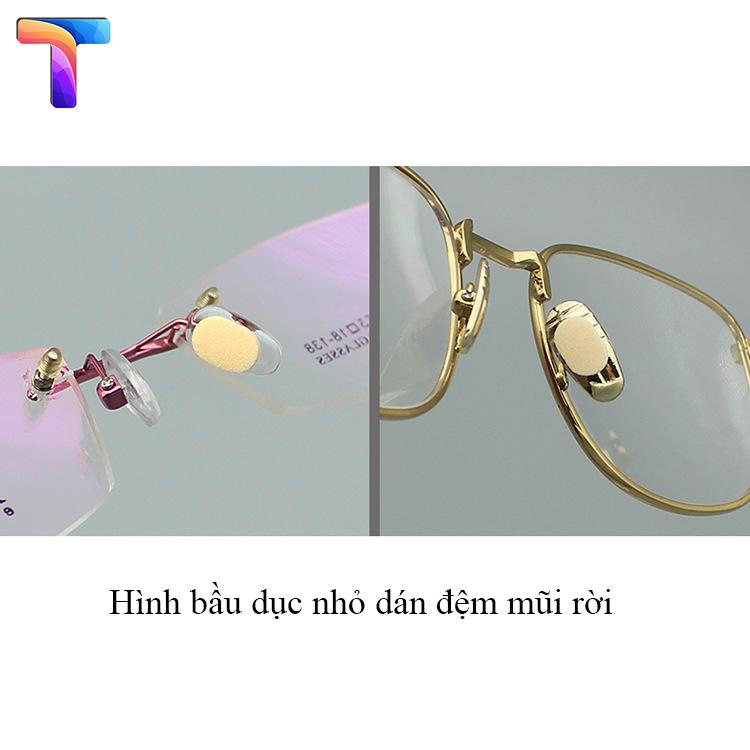 [1 vỉ 8 miếng ] Miếng dán mút bọt biển làm êm đệm mũi mắt kính [Có sẵn] [Giá hủy diệt]
