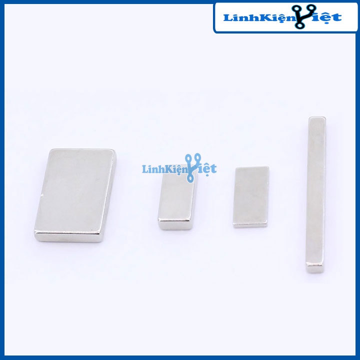 Nam châm đất hiếm hình chữ nhật nhiều kích thước dài 50mm
