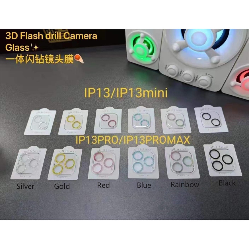 trường hợp bảo vệ ống kính điện thoại di động Đính Đá Lấp Lánh Sang Trọng Chống Sốc Cho for IPHONE 14 13 Pro Max