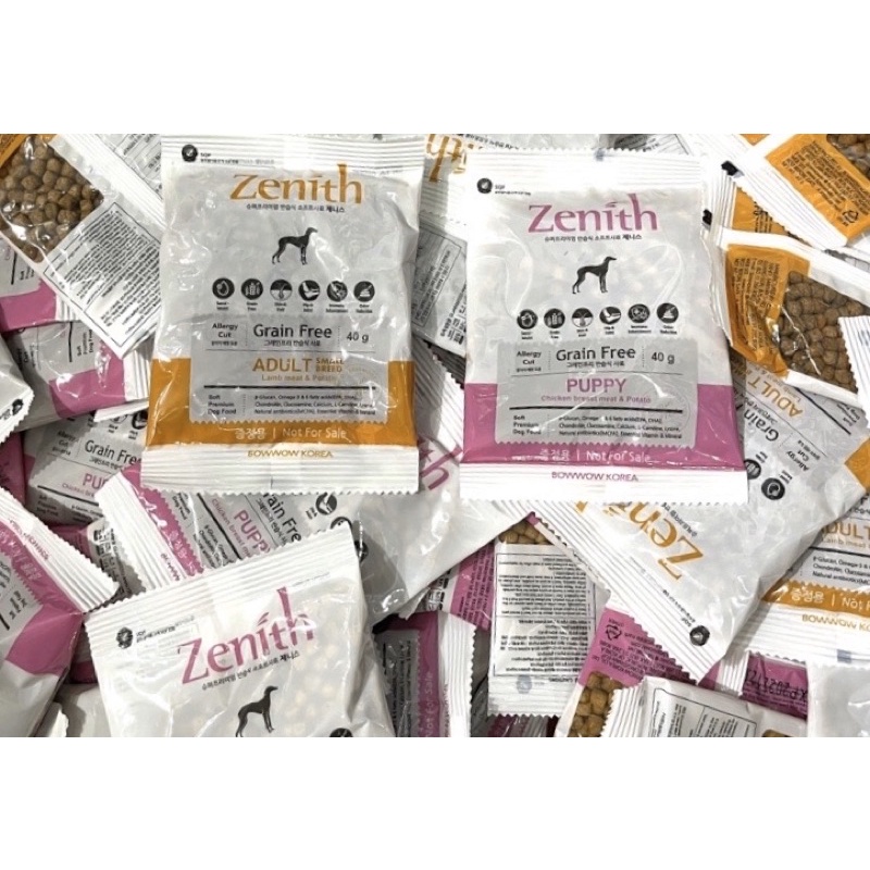 Zenith puppy hạt mềm cho chó túi 1.2kg gồm 4 túi nhỏ 300g bên trong