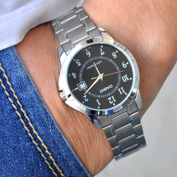 Đồng hồ nam CASIO chính hãng MTP-V004, dây kim loại | BigBuy360 - bigbuy360.vn