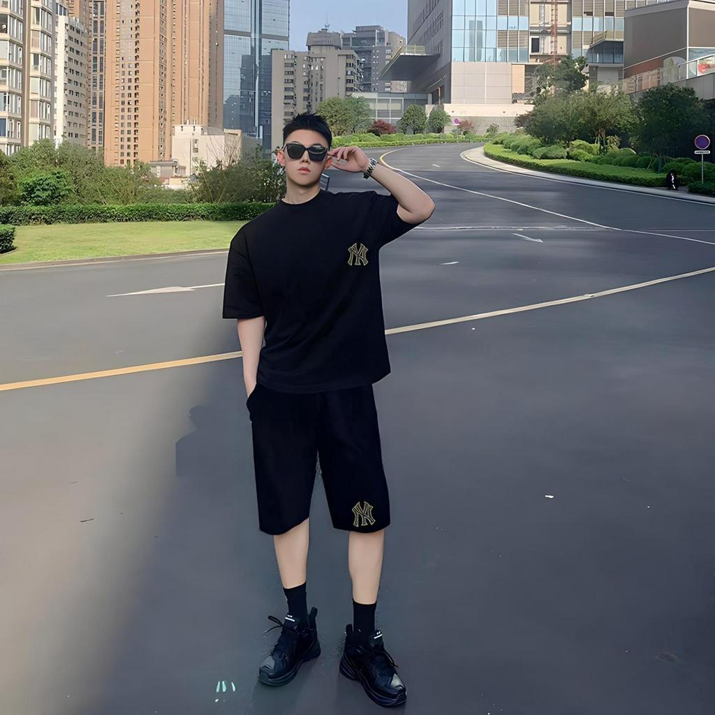 Bộ Hè Nam NY Phối Cực Đẹp Chất Vải Mát Cho Mùa Hè