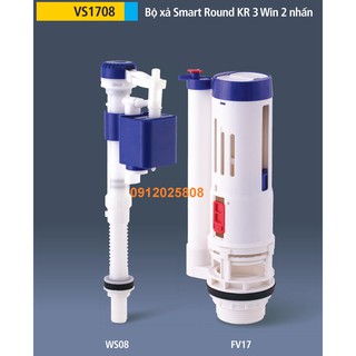 VS1708 - Bộ xả bồn cầu KÉT RỜI 2 nhấn - cao 26 cm