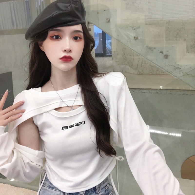 ZHELIHANGFEI Bộ Áo Khoác Dài Tay + Áo Sát Nách + Quần Lưng Cao Thời Trang Quyến