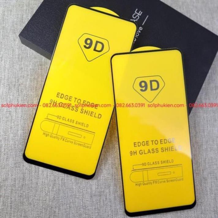 Kính Cường Lực Realme Full Màn 9D Realme 8, 8pro, C11, C12, C15, C17, C20, 25