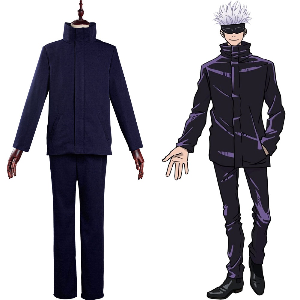 Trên kho Jujuy Kaisen-Satoru Gojo Cosplay Trường hóa trang mặc đồng phục Halloween Hội chợ