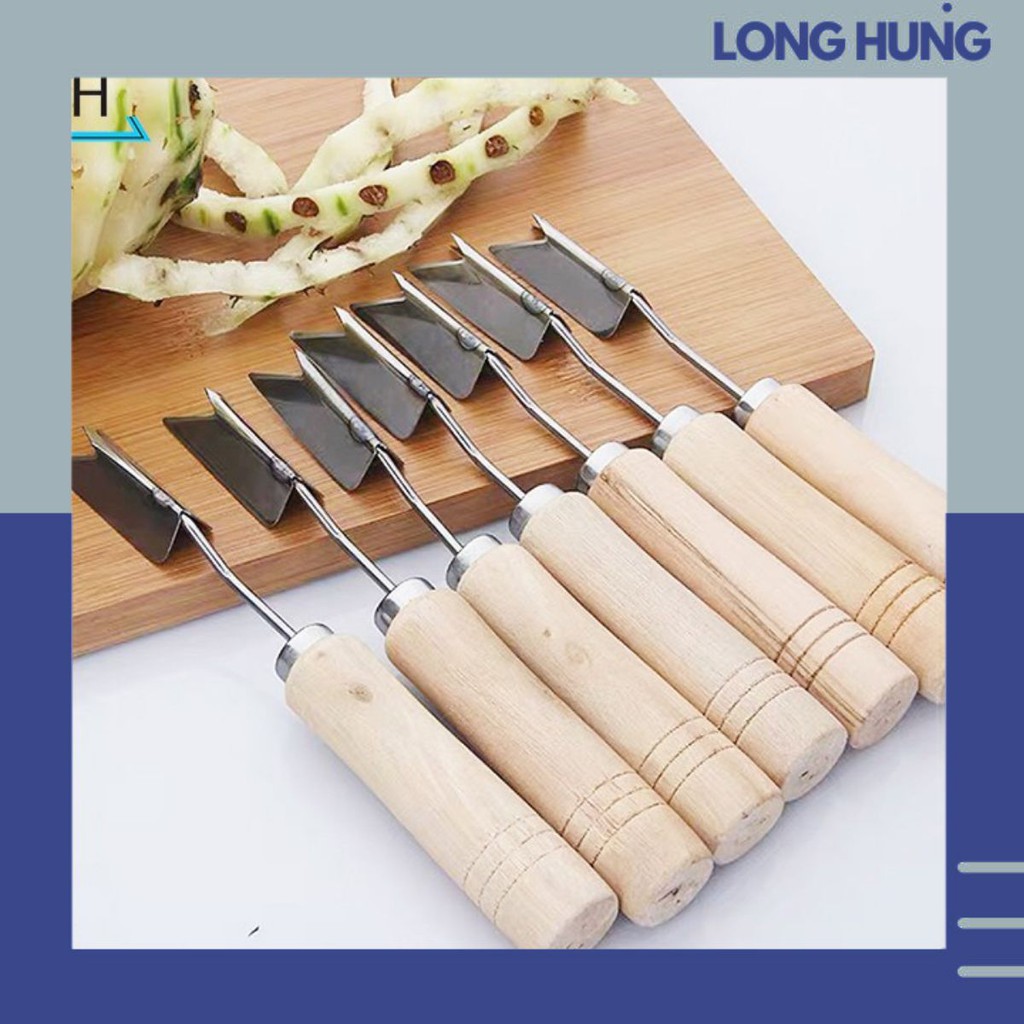 Dụng Cụ Cắt Mắt Dứa, Nhíp Lấy Mắt Dứa Siêu Tốc, Kẹp Cắt Mắt Thơm Chất Liệu Thép Không Rỉ- Longhung-shop-DCMD