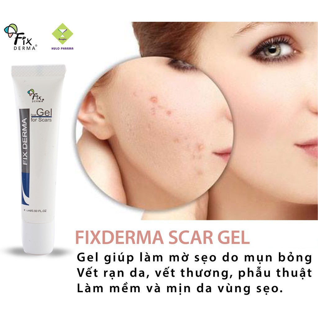 [Mã ENPIFIX18 giảm thêm 18%] Hỗ trợ làm mờ sẹo Fixderma Scar Gel 15ml