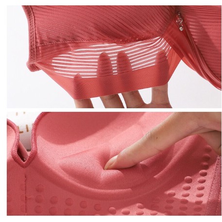 Áo chip nữ nâng ngực su gân không gọng - Áo ngực chống chảy xệ phối voan đẹp shop BUKI