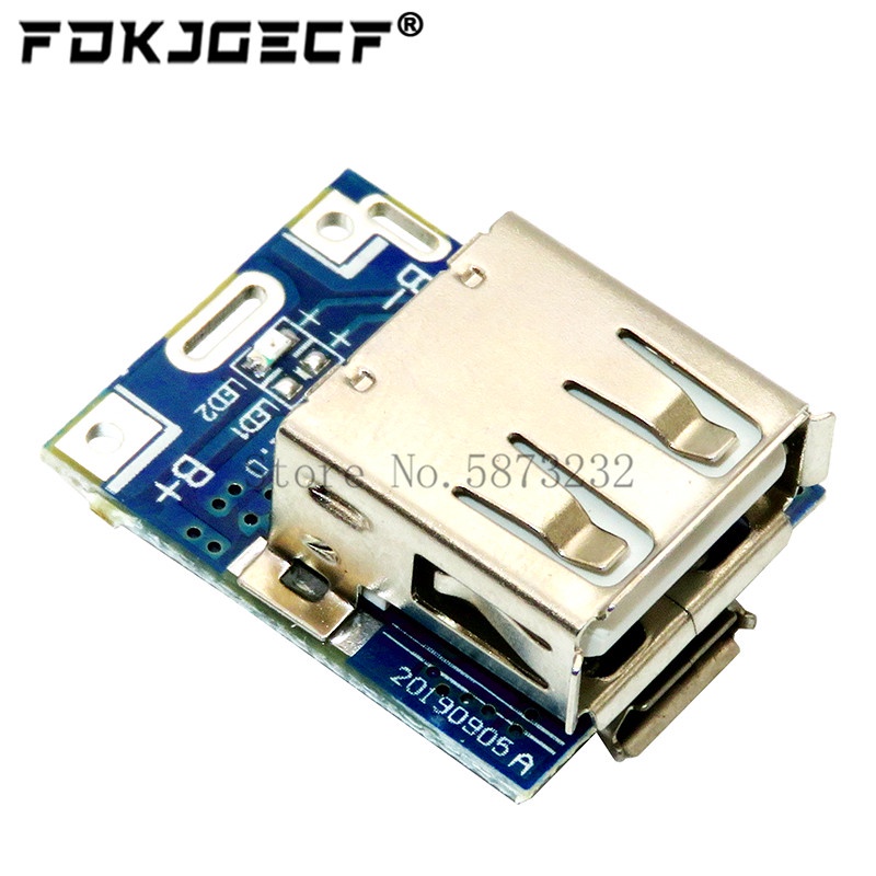 Set 10 Mô Đun Tăng Áp 5V Sạc Pin Lithium Cổng USB DIY 134N3P