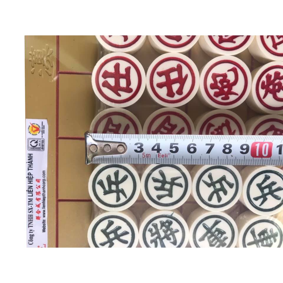 Bàn Cờ Tướng cao cấp Liên Hiệp Thành Lớn 40cm x 36cm.  Quân Cờ 3cm - Ảnh Thật