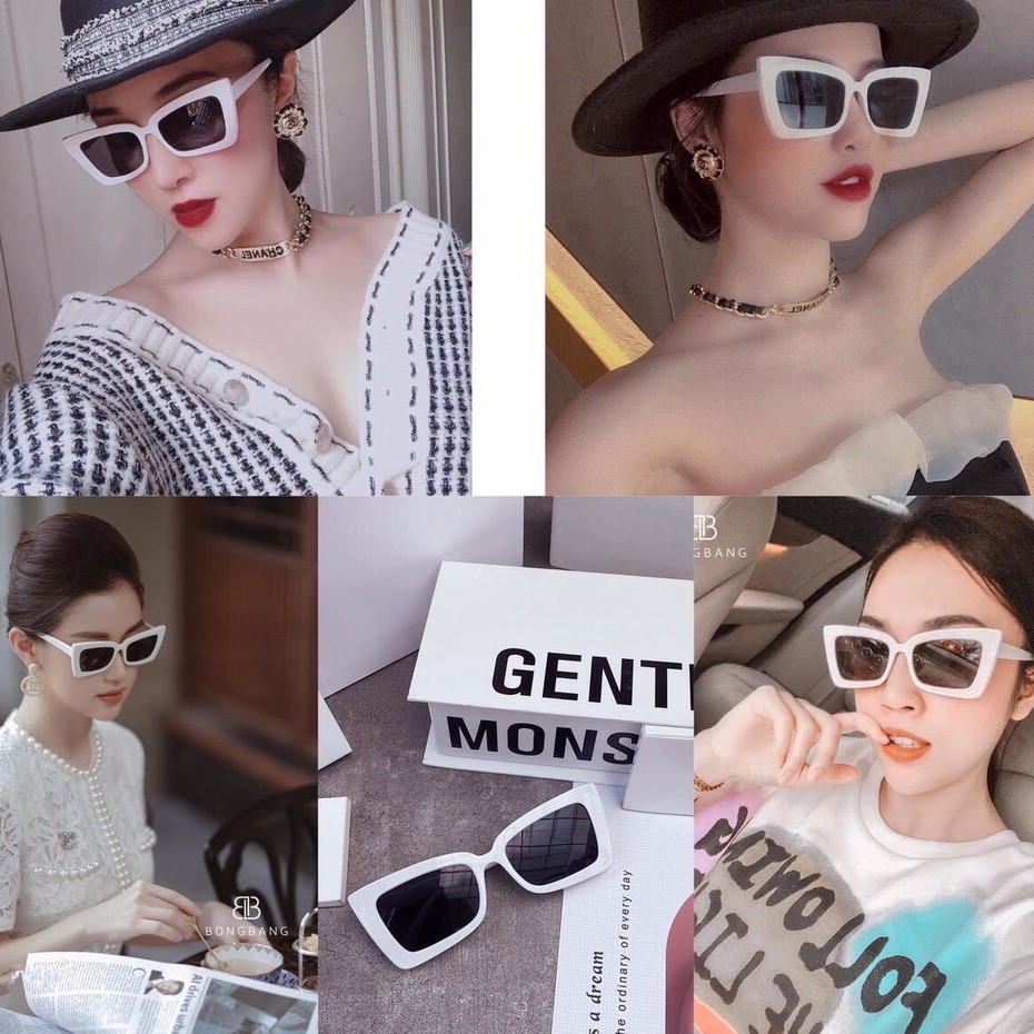 Kính mát nam nữ Hàn Quốc hottrend, kính râm mắt mèo chống tia UV phong cách cute đẹp giá rẻ LUMINA 037