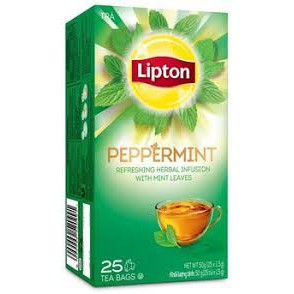 Trà Bạc Hà Helium Lipton Peppermint (25 Gói x 1.5g)