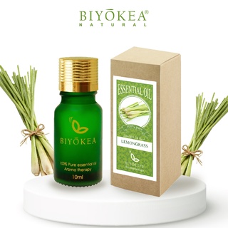 Tinh Dầu Sả Chanh Biyokea Xông Phòng Thư Giãn, Đuổi Muỗi, Khử Mùi 10/50/100ml