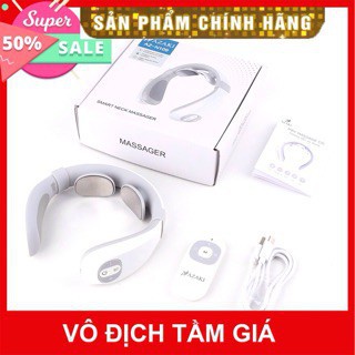 [HÀNG CAO CẤP]Mẫu 1 Máy Massage Cổ Thông Minh 4D Azaki N109 massa thư giãn cổ vai gáy