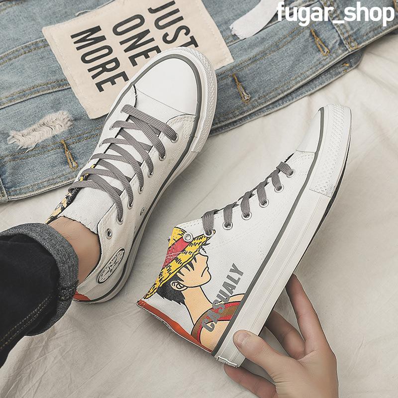 Plus Giày Thể Thao In Họa Tiết Graffiti Kiểu Hàn Quốc Thời Trang Mùa Thu Cho Các Cặp Đôi Size 35-44