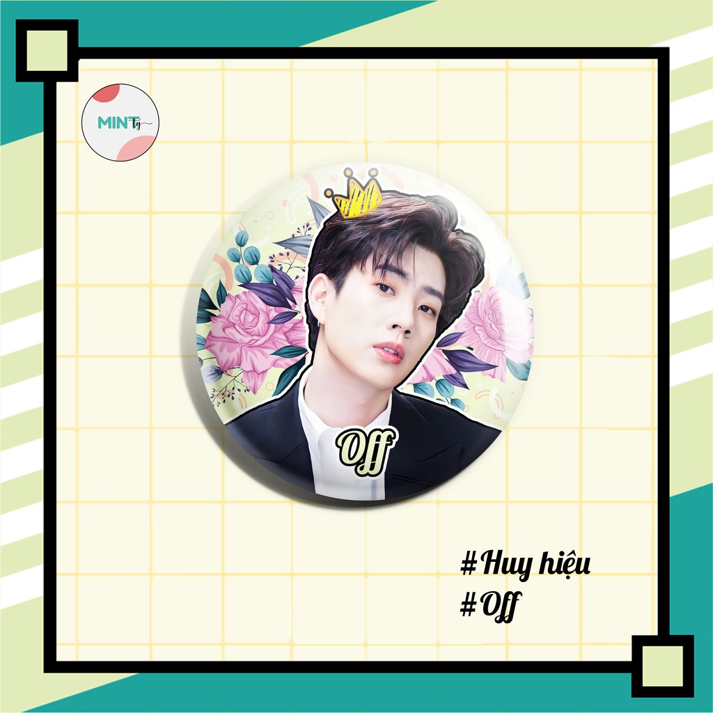 [Handmade] OffGun Pin - Huy hiệu tròn