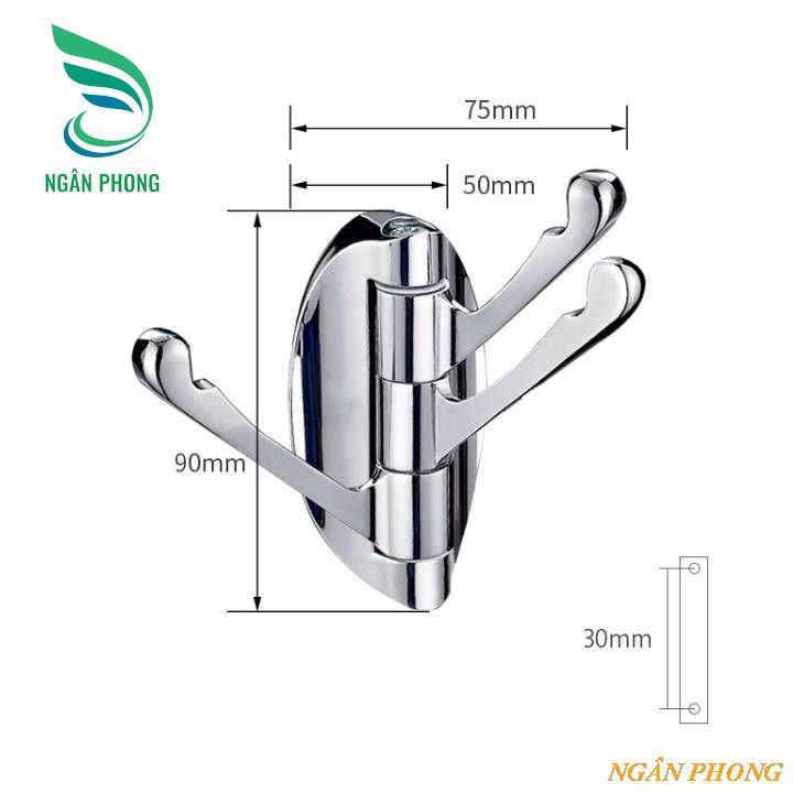 MÓC TREO QUẦN ÁO 180 ĐỘ