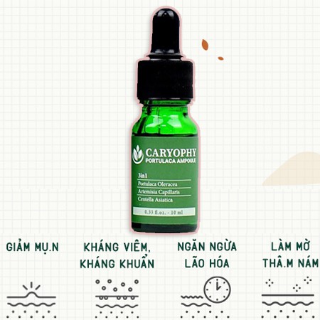 Serum Ngừa Mụn Caryophy 10ml - Ngăn ngừa mụn và thâm Caryophy Chính Hãng - Serum Mụn Ngăn Ngừa Mụn Ẩn,Mụn Đầu Đen | BigBuy360 - bigbuy360.vn