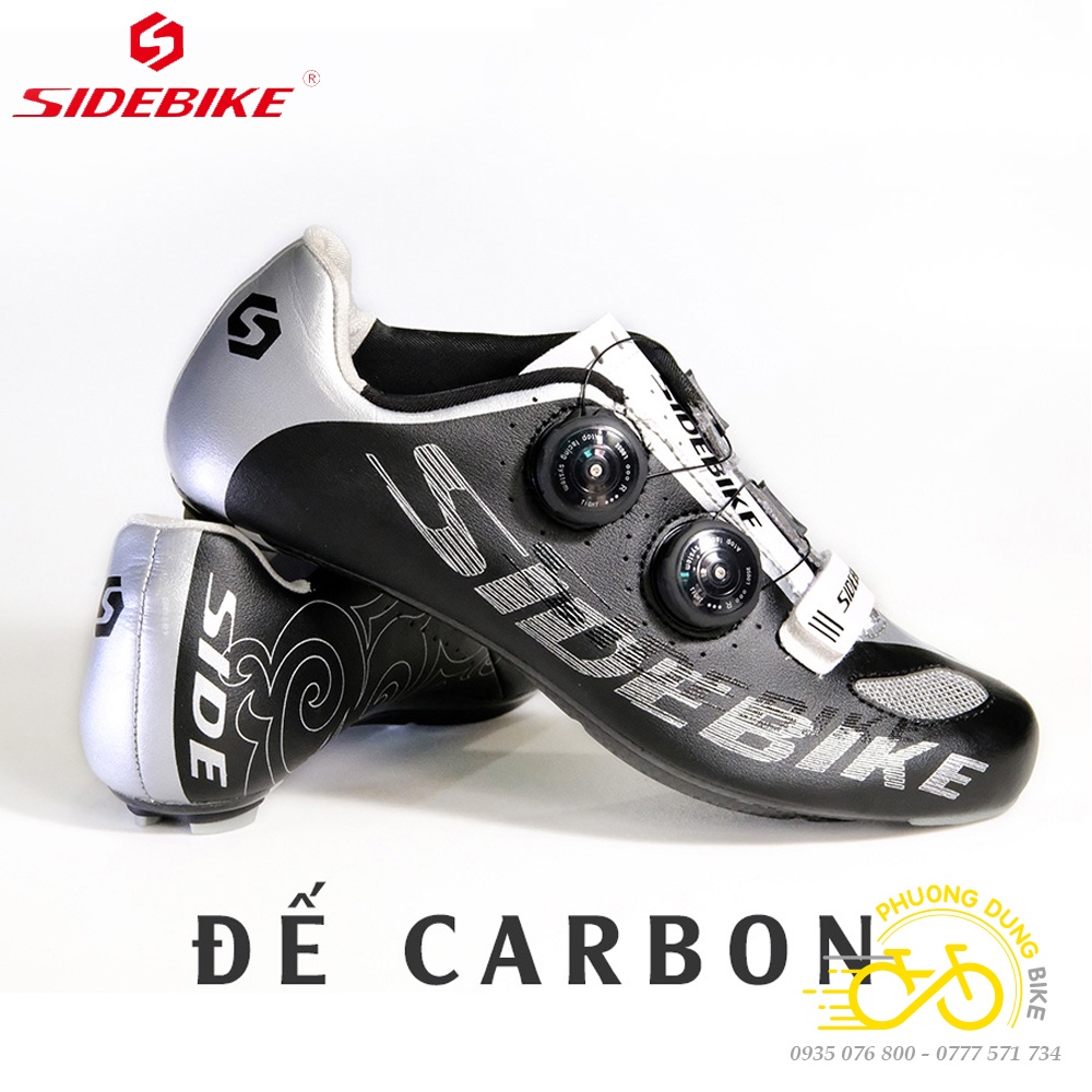 Giày can đi xe đạp thể thao Road SIDEBIKE SD-002 - 2 Khóa Vặn