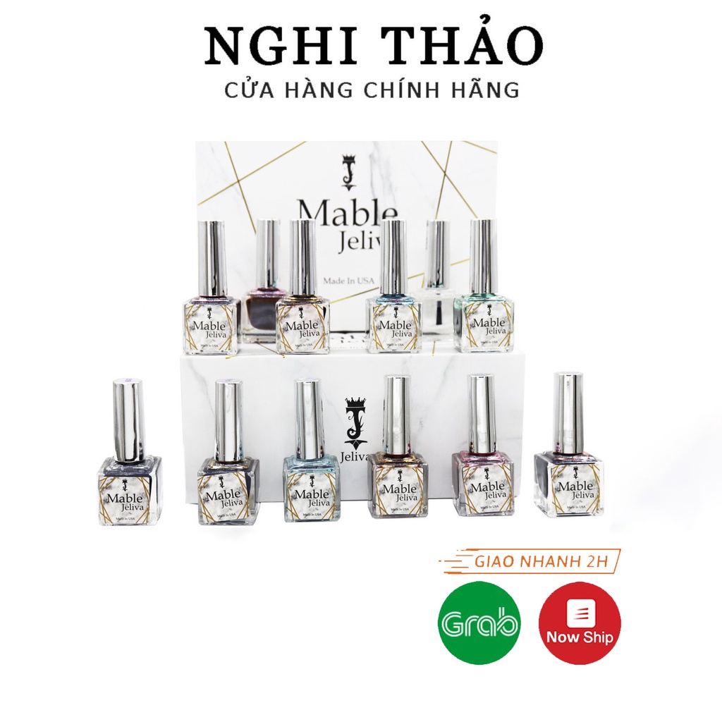 Set cồn loang nail Jeliva 12 màu