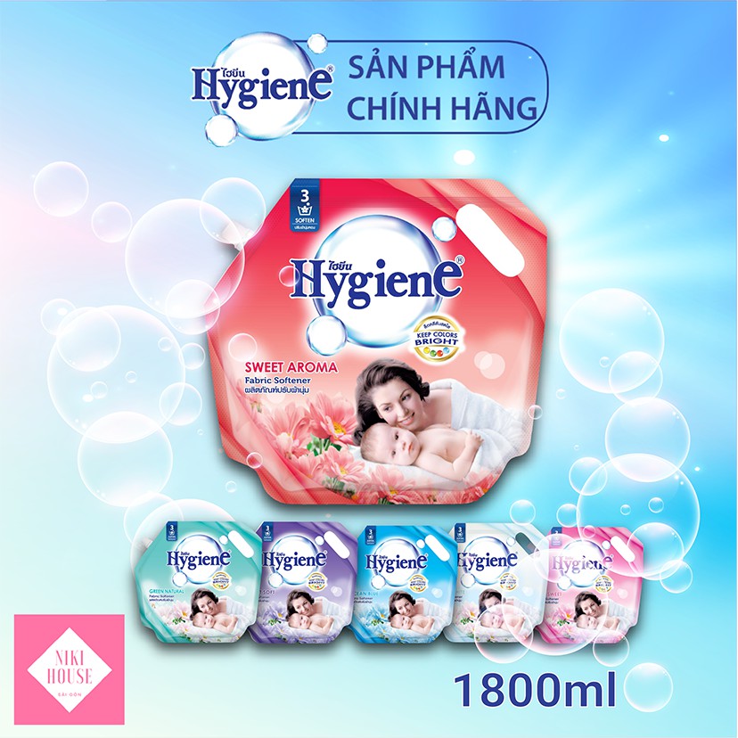 Nước xả vải Thái Lan HYGIEN 1800ml (túi)