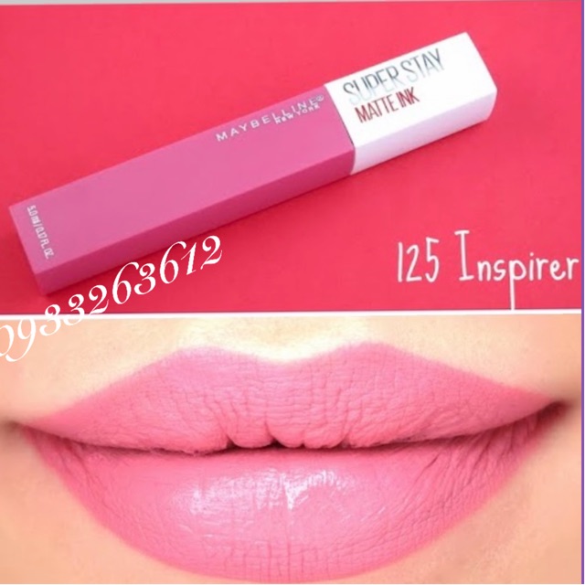 Son kem lì Hôn Không Phai Maybelline Superstay Matte Ink 5ml Hàng Mỹ