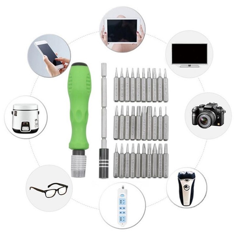 Bộ Tua Vít Sửa Chữa Đa Năng 32 Trong 1 Cho Điện Thoại Laptop Pc