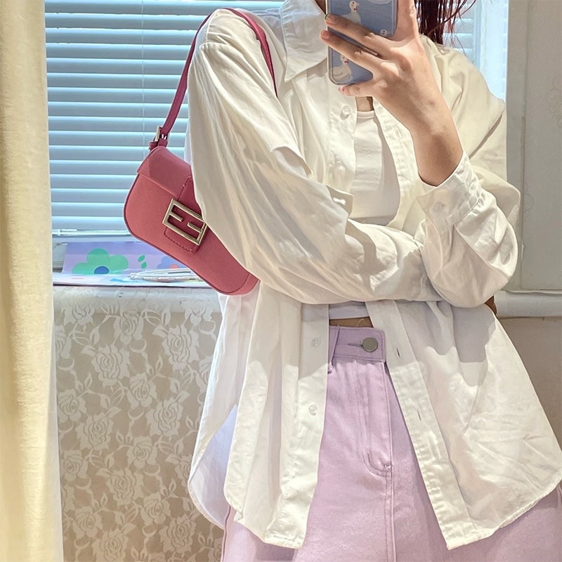 Túi kẹp nách fendii hồng