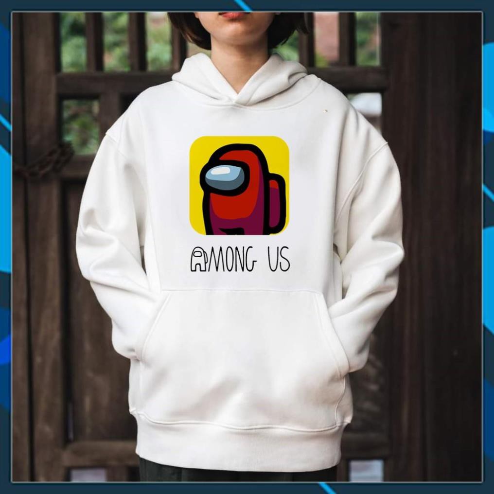 Áo Khoác Hoodie Among US Kiểu Dáng Unisex Form Rộng Vải Nỉ Dầy Cao Cấp