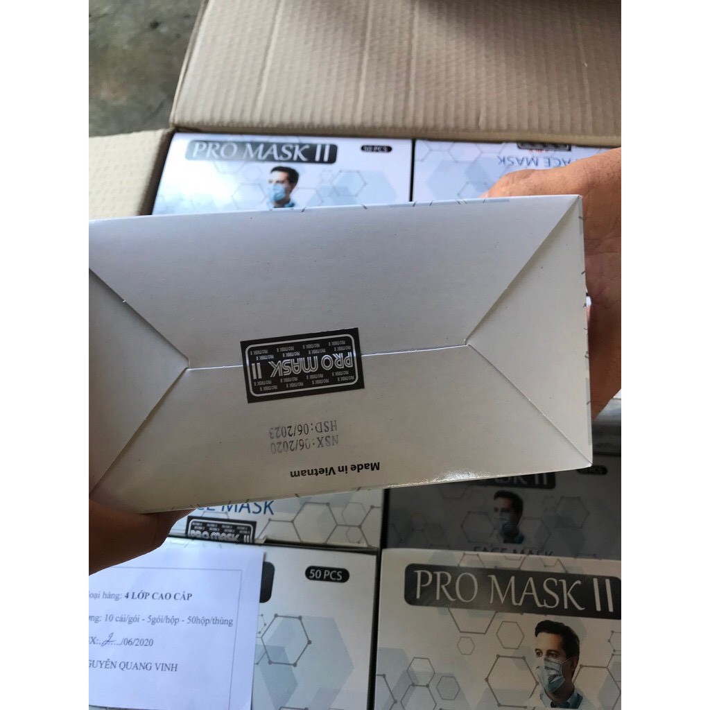 Khẩu trang y tế chính hãng PRO MASK (Hộp 50 cái) | BigBuy360 - bigbuy360.vn