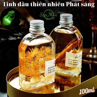 Tinh dầu thơm thiên nhiên phát sáng 100ml, decor phòng ngủ, phòng khách cực xinh