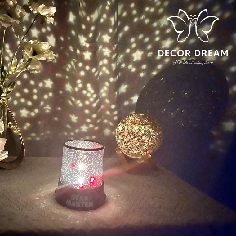 Đèn ngủ chiếu ngàn sao, vũ trụ, đại dương, cung hoàng đạo, cho bé khám phá thế giới, decor phòng ngủ