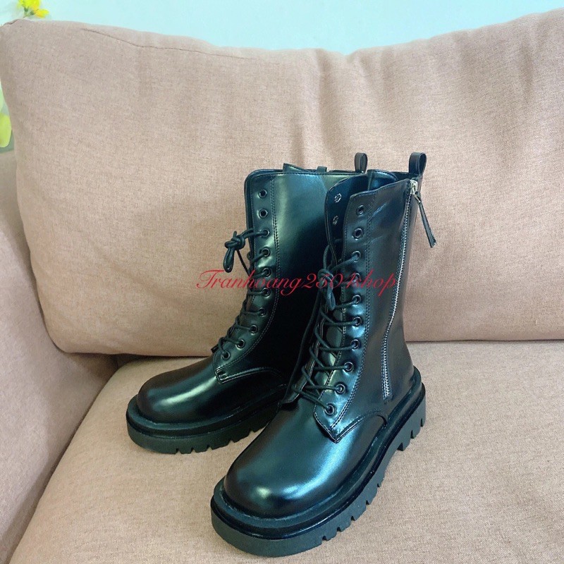 [CÓ SẴN ] bốt HƯƠU CAO CỔ TRẮNG ĐEN khoá ngoài hot hit Hàn Quốc 2020 | BigBuy360 - bigbuy360.vn