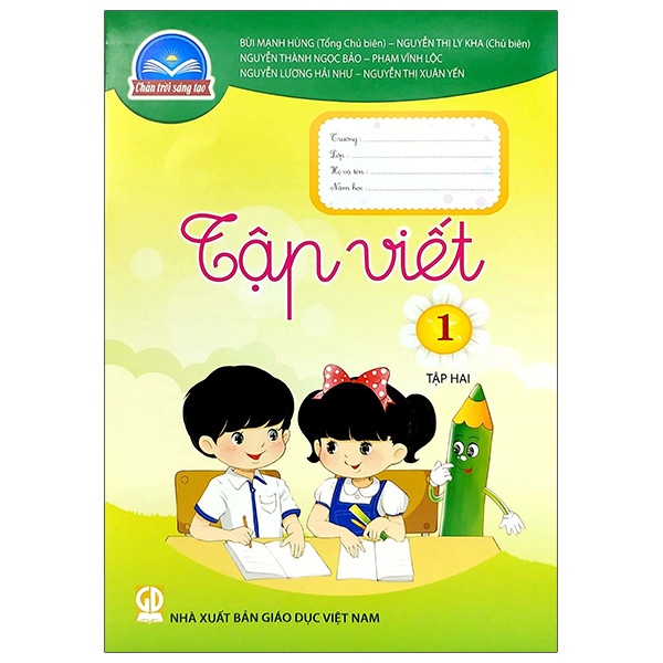 Sách Tập Viết 1/2 (Chân Trời Sáng Tạo) (2022)