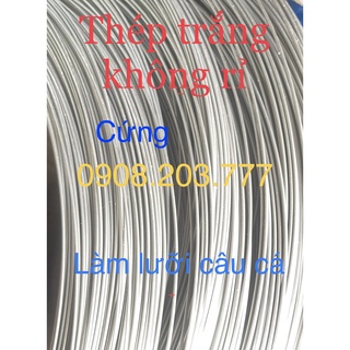  Fiman - Thép trắng lưỡi câu không rỉ  cứng nhiều kích thước  - 0.5 kg 